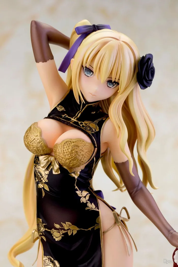 

Anime Sexy Girls Ping Yi Cheongsam 1/6 Scale figure fantasy Cast Off PVC Action Figure girl doll Gift 24cm