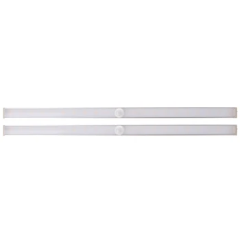 

20LED Wireless Battery Powered PIR Motion Sensor Night Light Bar Stairs Wall Wardrobe