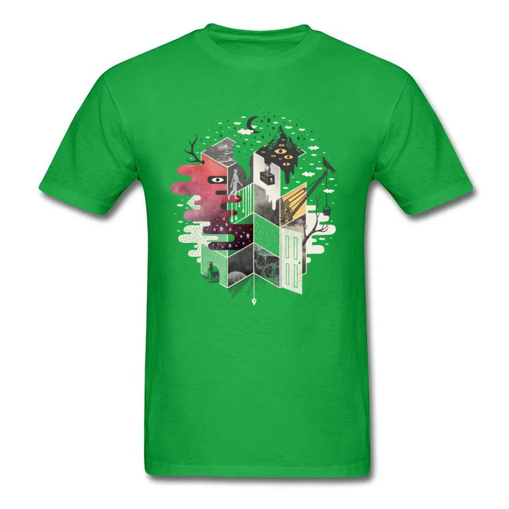 Jung at Heart 100% Cotton Tops Shirt for Men Leisure T-shirts Casual Company Crewneck Sweatshirts Short Sleeve Jung at Heart green