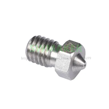 

2pcs V6 V5 Extruder J-Head stainless steel Nozzle M6 thread Print Head with size for 1.75mm 3D printer parts