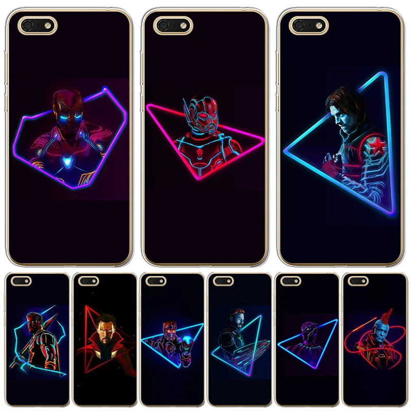 Железный человек Marvel Hero для Huawei P8 Lite 2017 P9 P10 P20 Pro Plus P Smart Mate 9 10 20 Honor 6A 6X 7 7X 7C 7A чехол