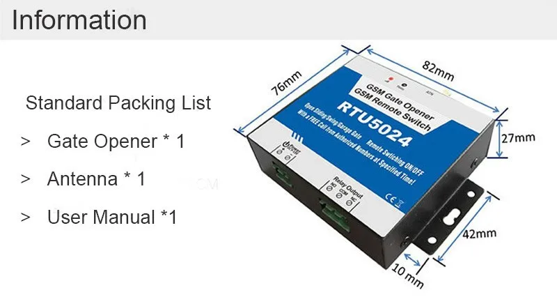 RTU5024-packing-list