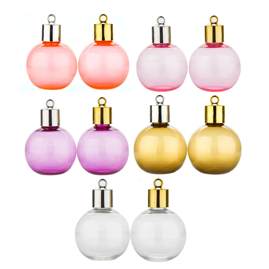 

Essential Oils Decorative Ball Perfume Bottles Traveler Refillable Container Makeup Organizers Bathroom Storage