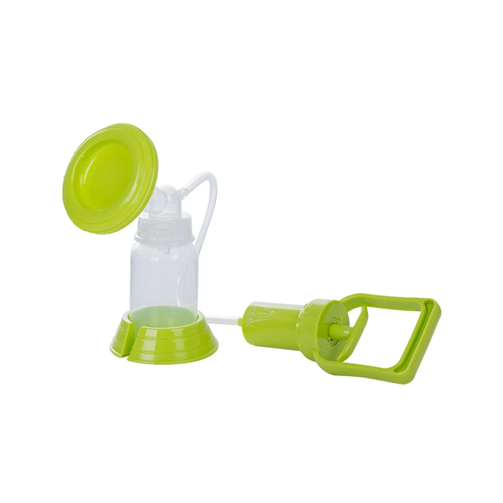 

Manual Breast Feeding Pump Manual Breast Milk Silicon PP BPA Free with Milk Bottle Nipple Function FJ88