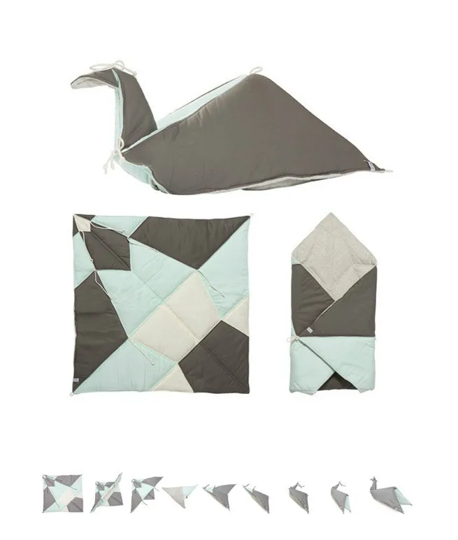 New Baby Blanket Newborn Cute Soft Cotton Baby Bedding Papercranes