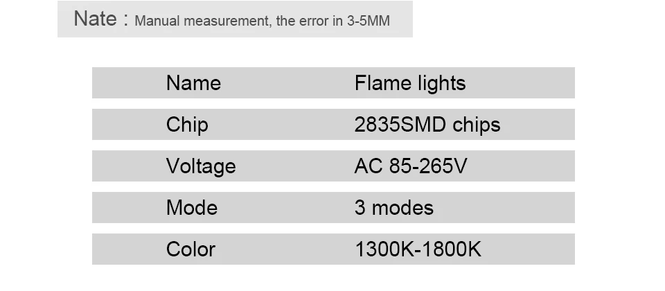  E27 2835 Led Flame Lamp Creative 3 modes (3)