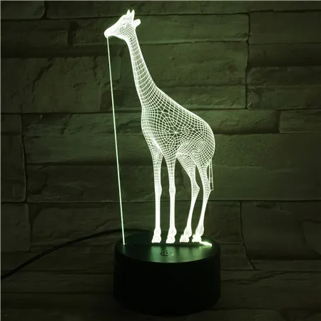 Giraffe 3D Illusion Lamp