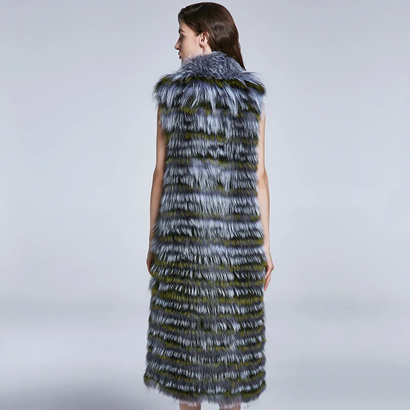 Рисунок 3 - JKP новый длинный жилет из натурального Лисьего меха