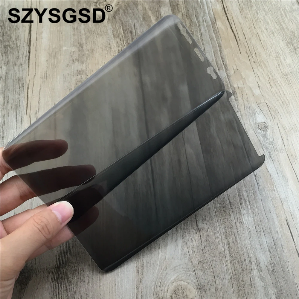 SZYSGSD Anti S py Tempered Glass for Samsung Galaxy S8 Plus S9 Privacy Screen Protector Film galaxy | Мобильные телефоны и