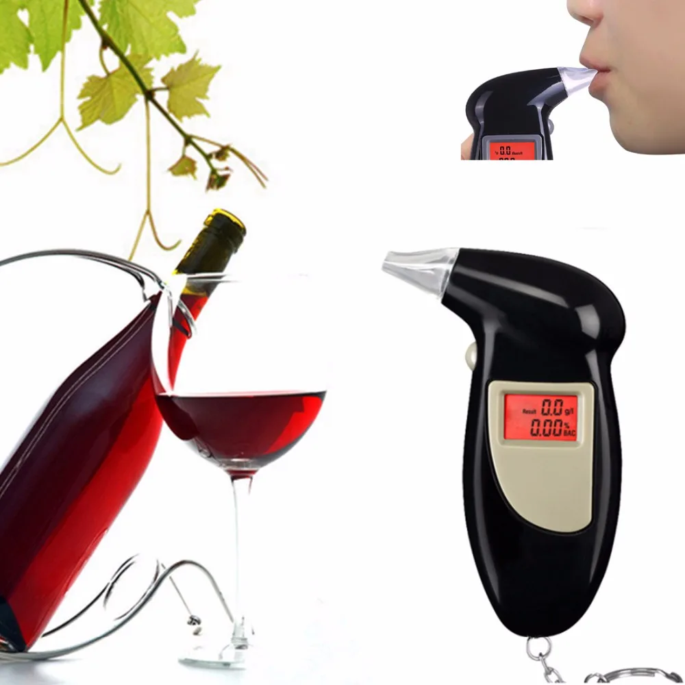 Wine hydrometer car detector Digital Alcohol tester Meter breathalyser