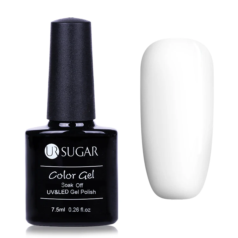 UR SUGAR 3Pcs 7.5ml White and Pink Nail Gel Polish & French Manicure Kit Set Tip Guides Decorations Nail Art UV Gel UR SUGAR 3Pcs 7.5ml White and Pink Nail Gel Polish & French Manicure Kit Set Tip Guides Decorations Nail Art UV Gel