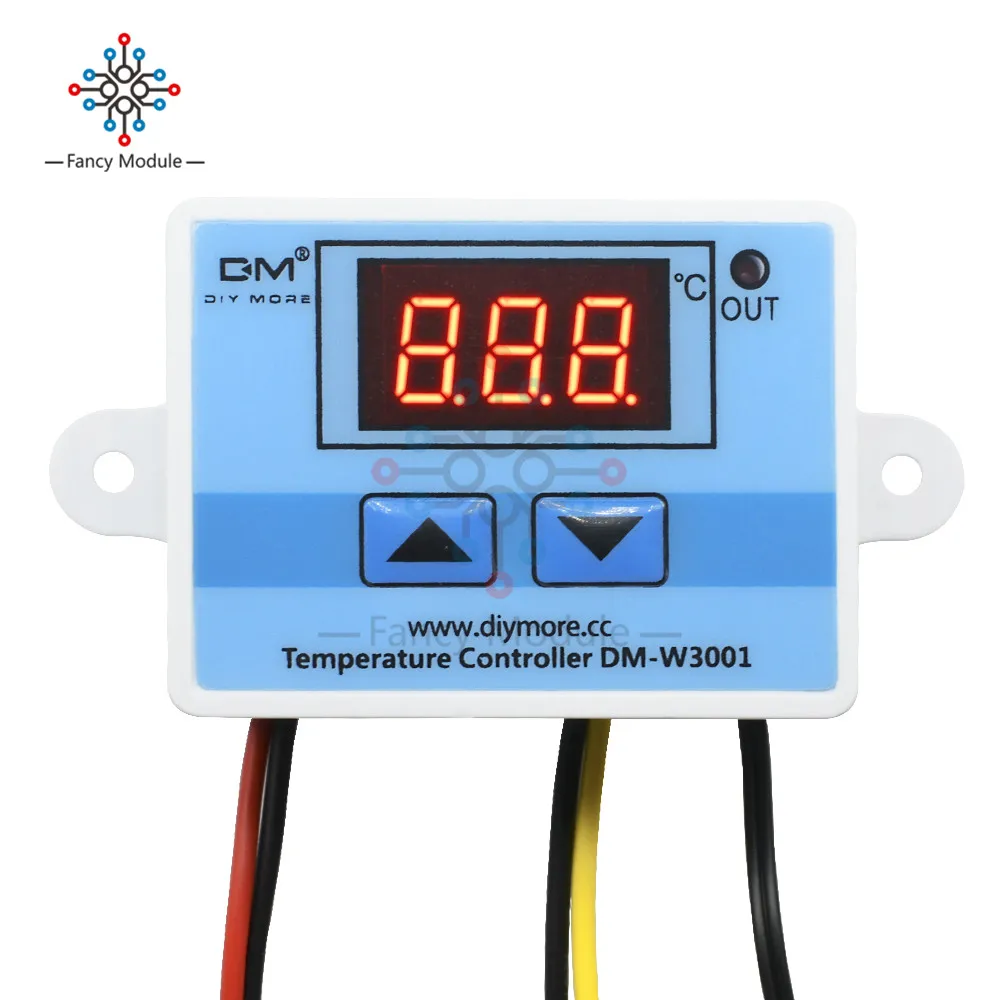 Diymore DM-W3001 12 В 24 В 220 В 10 А цифровой светодиодный контроллер температуры холодный/тепловой переключатель/w NTC термостат датчик зонда для Arduino
