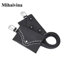 Mihaivina модная женская сумка без рук женская кожаная поясная сумка подходит для Iphone X/8 plus женская сумка для денег