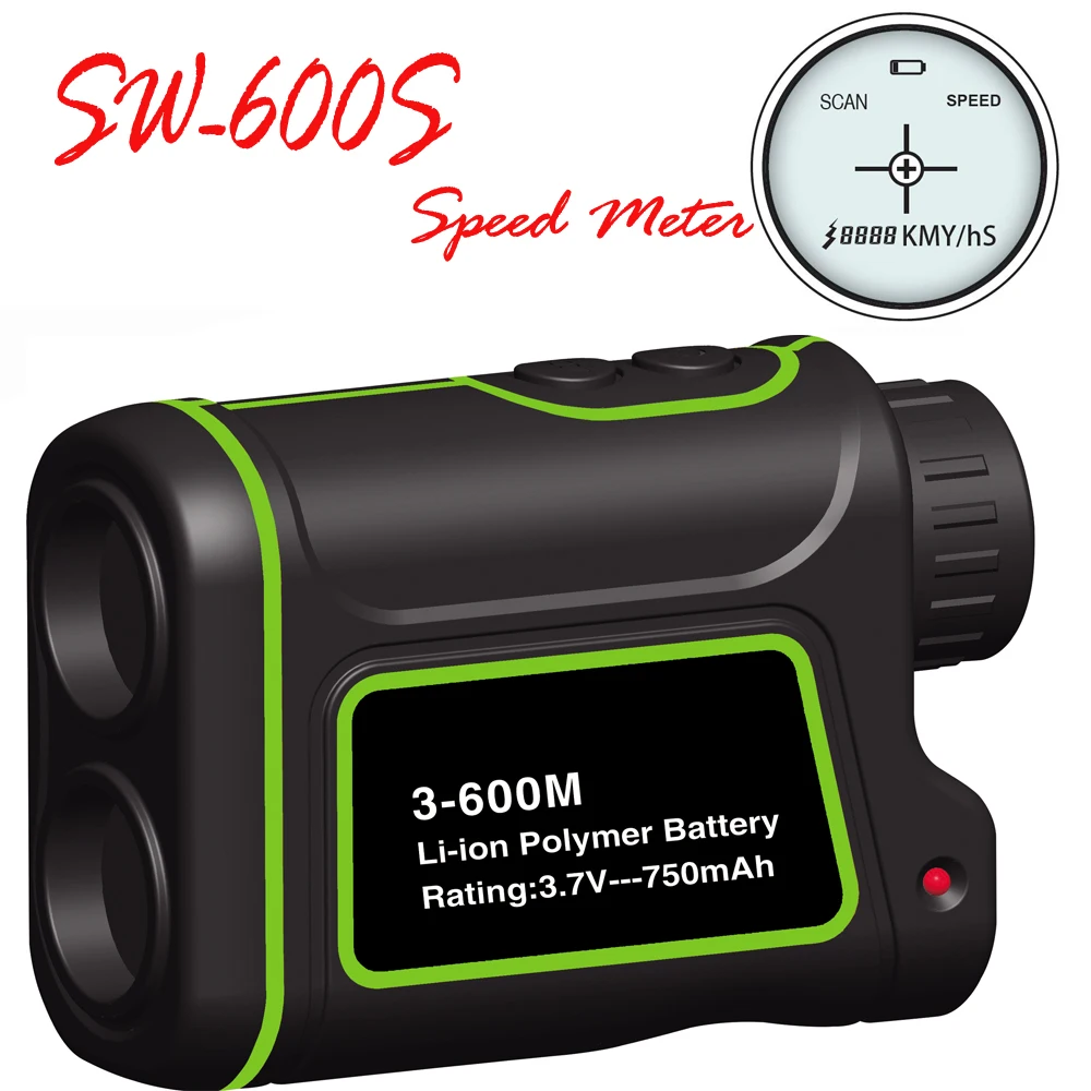 Free shipping range finder 600M Speed Meter telescope Measuring speed