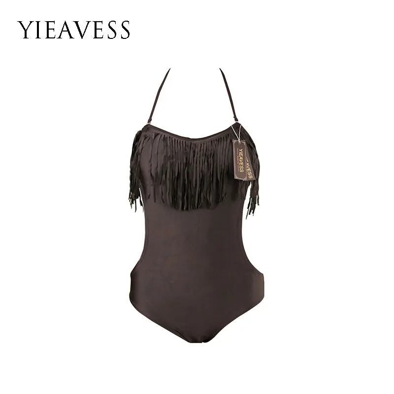 YIEAVESS S ~ XXL Новый сексуальный треугольный Цельный купальник с подкладкой на груди
