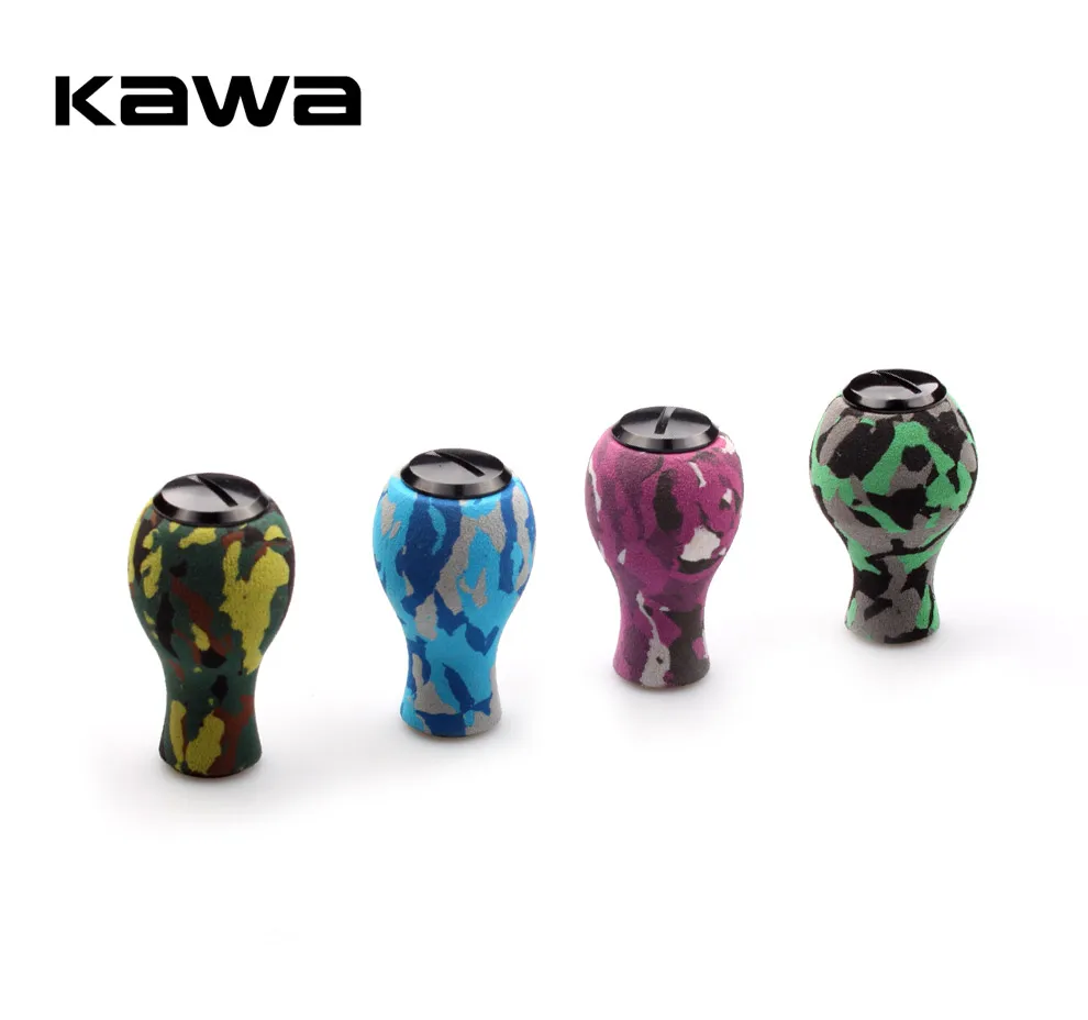 Kawa Ручка рыболовной катушки для Shimano катушка Daiwa EVA Materail 7*4*2,5 мм подшипник DIY ручка аксессуар катушка рокер Камуфляж Ручка