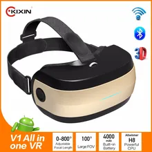V1 Android 4.4 All-in-One 3D VR Virtual Reality Glasses Allwinner 2G 16G , 1080p full HD screen all in one vr