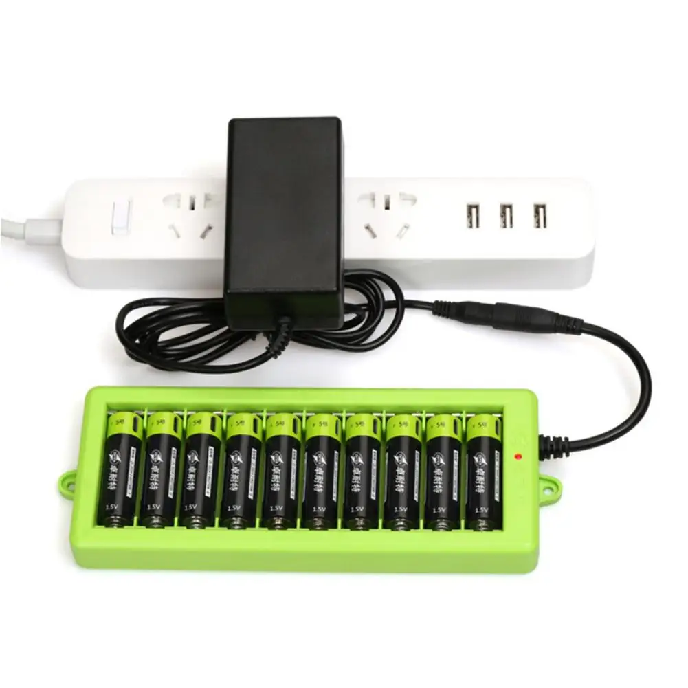 

ZNTER 10PCS AA Rechargeable Battery 1.5V 2A 1250mAh USB Charging Lithium Battery Bateria With Micro USB Cable And Charger