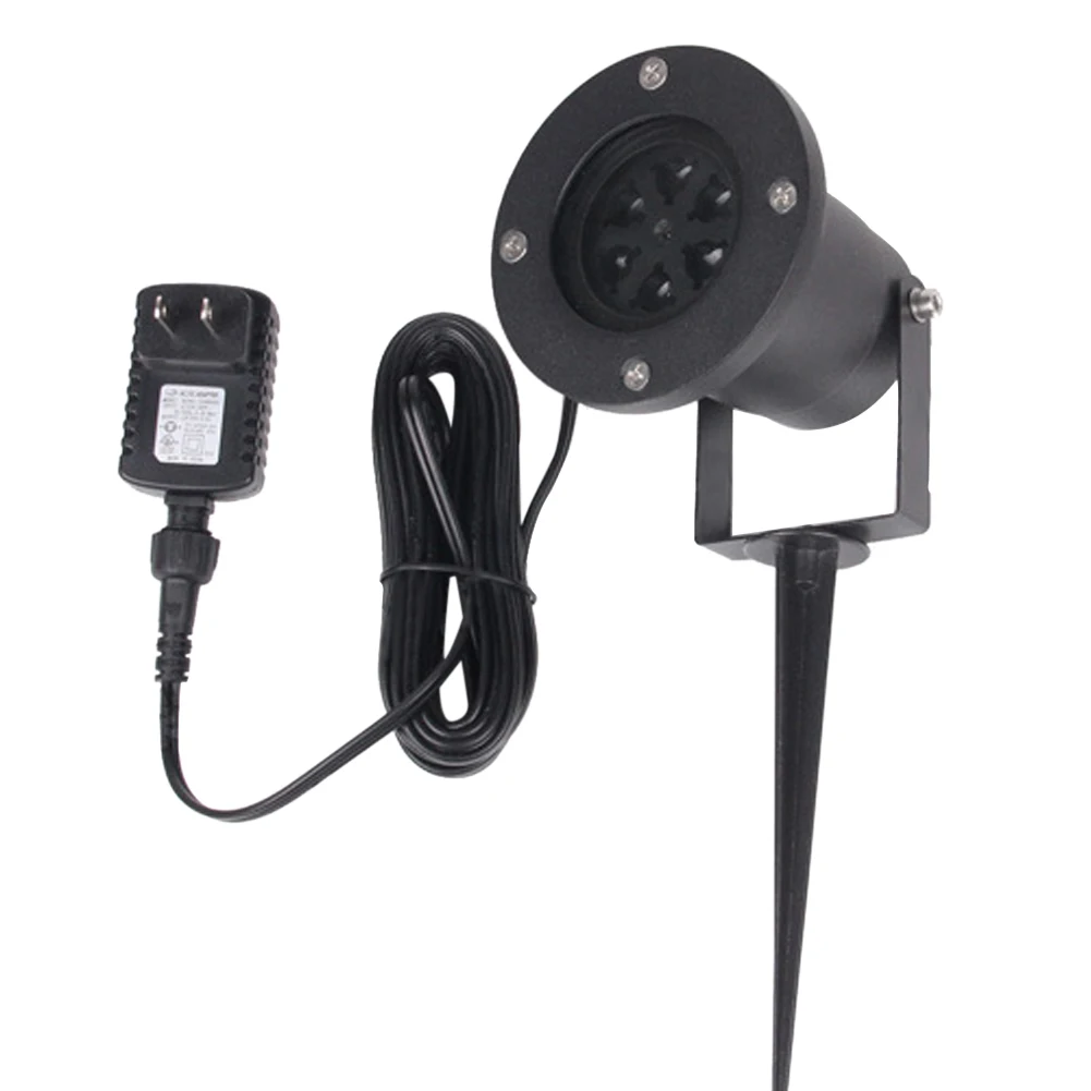 Koop Waterdichte Outdoor Sneeuwvlok Sneeuw Laser Projector LED Landschap Gazon Licht Lamp Tuin Kerst Bruiloft Spotlight Show