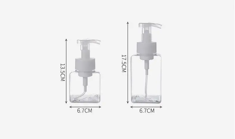 ILFML прозрачный диспенсер для пены дозаторы жидкого мыла Шампунь Лосьон гель для душа пена пуш-бутылки мусс Пузырьковые контейнеры для розлива