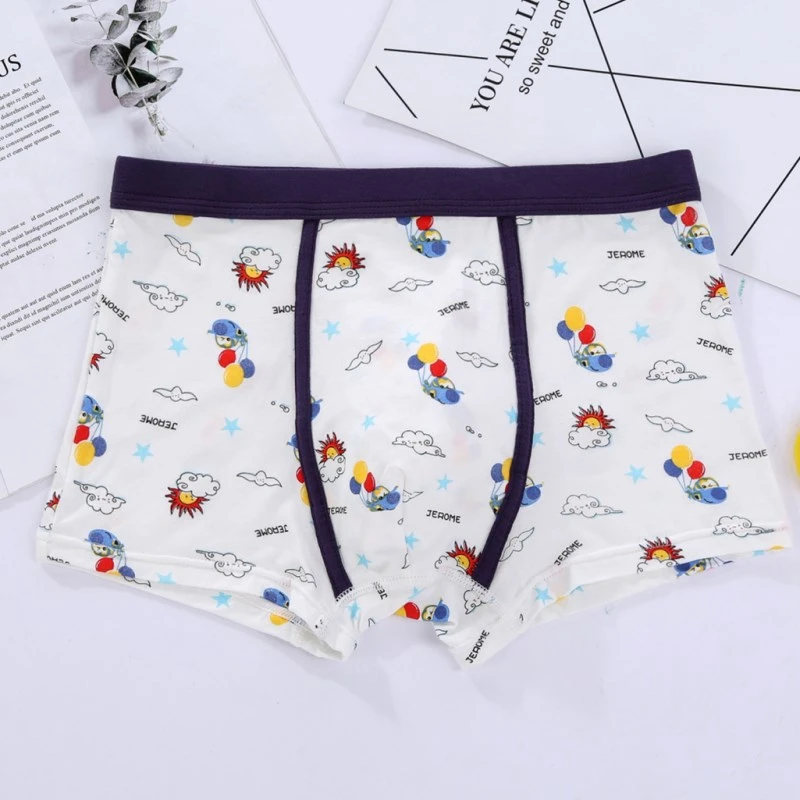 5 3Pcs Cartoon Kids Boy Briefs Pants Underwear Baby Children's Boxer Underpants Toddler Little Big Kid Ultra Soft Briefs Underwear