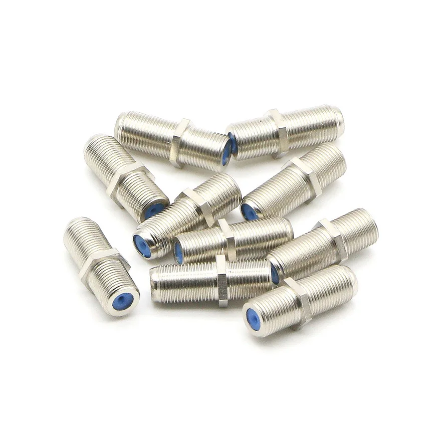 

F81 Barrel Connectors High Frequency 3GHz F Female to Female F-Type Adapter Couplers