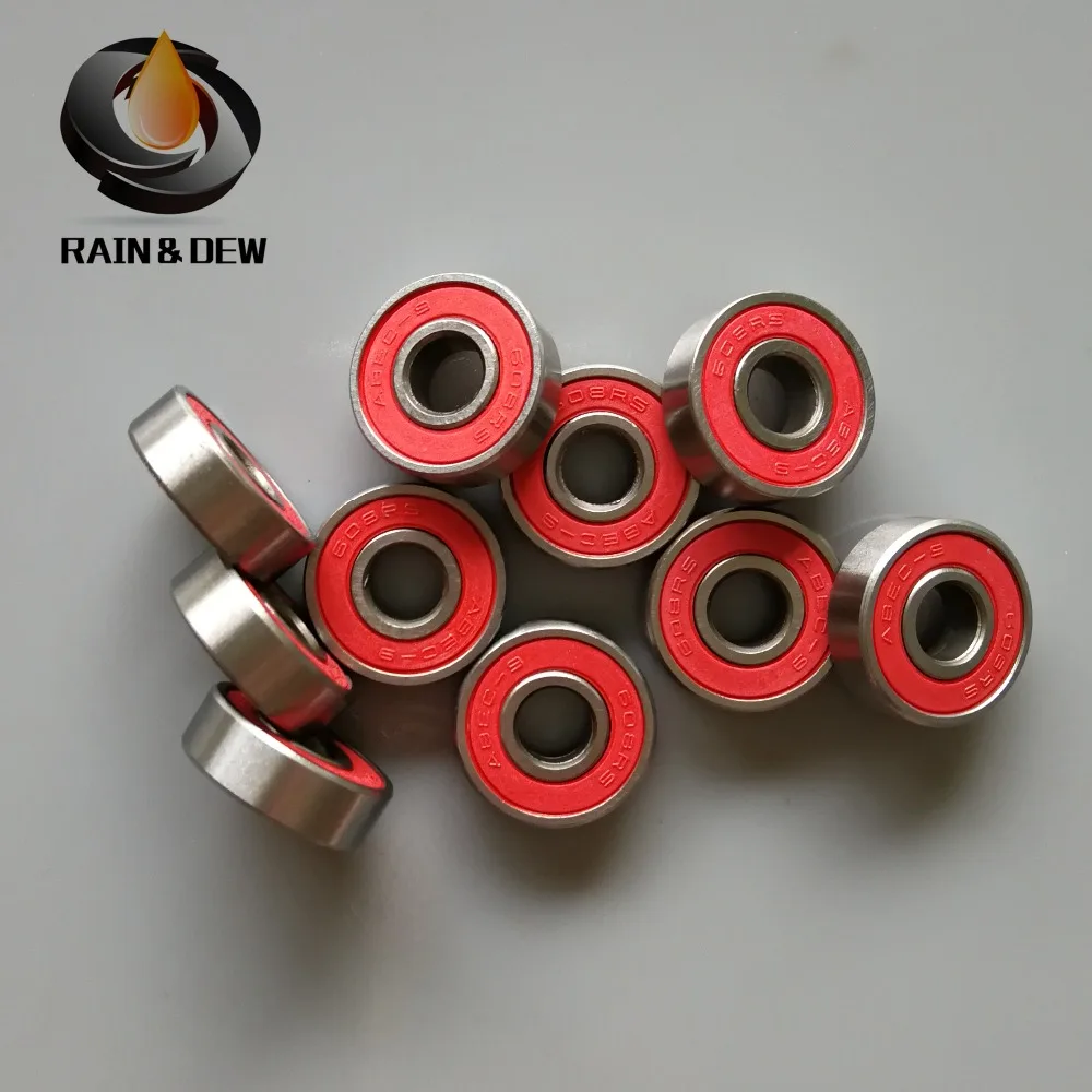 608 2RS REDS прецизионные Скейт Скейтборд Подшипники 8X22X7 роликовые коньки подшипник