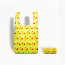 Новая складная Удобная многоразовая сумка для покупок мультяшная собака сумка-тоут сумка утилизация отходов сумки для домашнего хранения косметичка