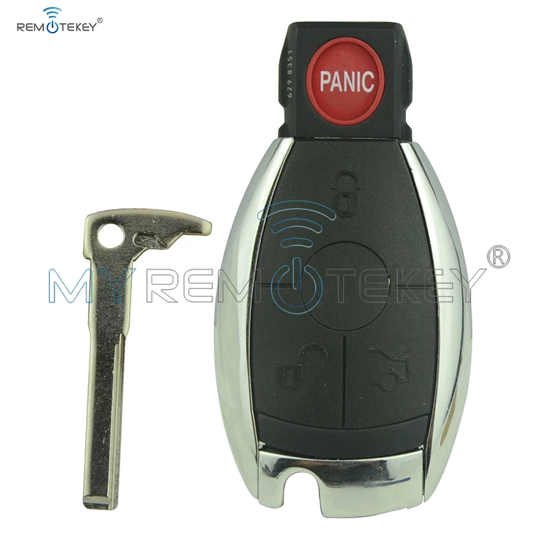 

Smart key case 3 button with panic keyless entry for Mercedes Benz car key remtekey