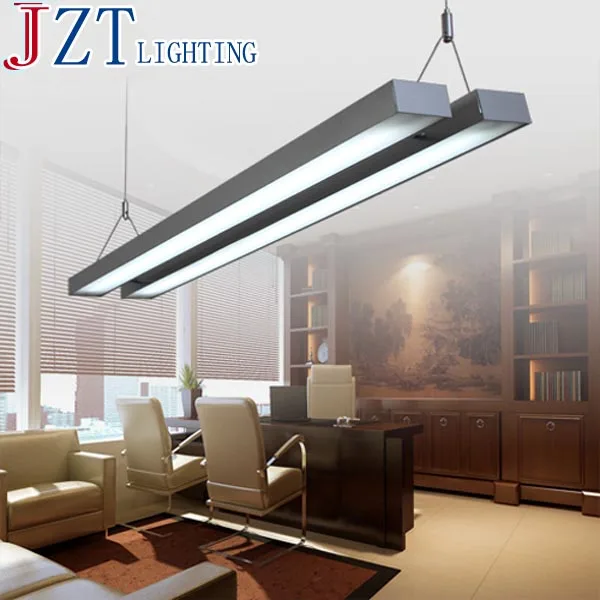 Светодиодные офисные люстры T5 с двумя трубками по лучшей цене современные