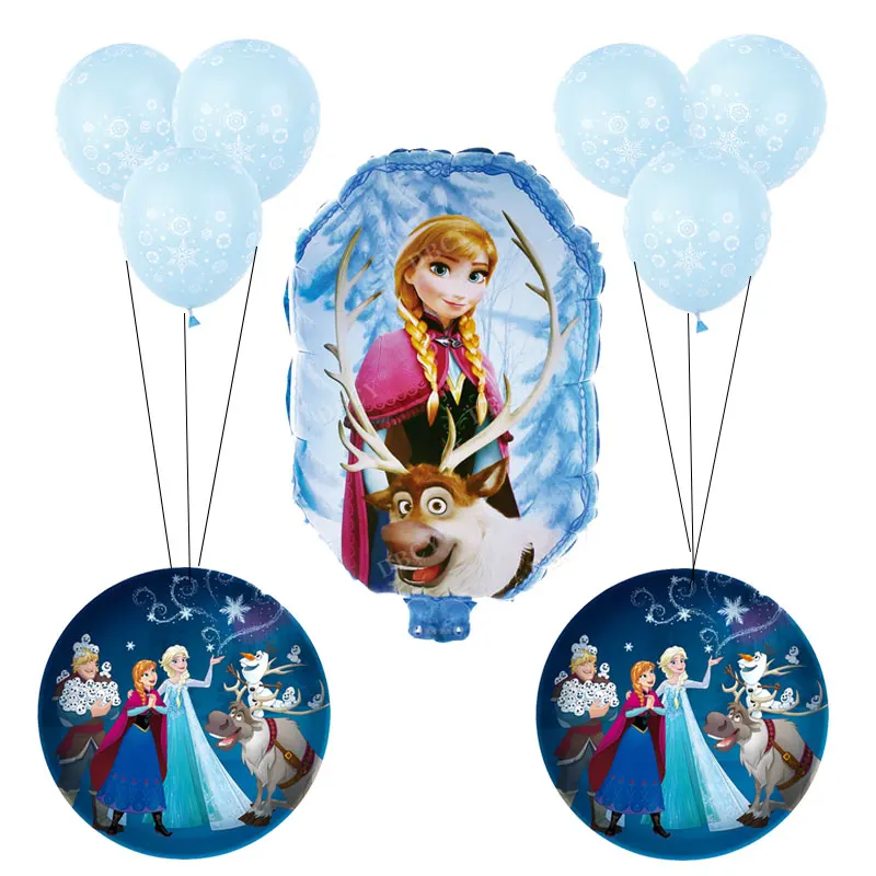1 комплект Детские шары из фольги для девочек Disney Frozen принцесса Эльза Анна шар