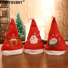 Рождественская шапка FUNNYBUNNY для детей и взрослых, нетканые плетения, Новые шапки для торжеств и отдыха, Рождественский орнамент