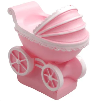 

3D Baby Stroller Silicone Candle Mold Resin Clay Soap Molds Fondant Sugar Craft Moulds Cake Decor Tools H99F