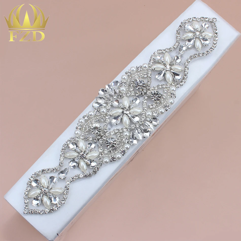 30 Pieces Motif Strass Applique Pearl Rhinestone Accessories sewing