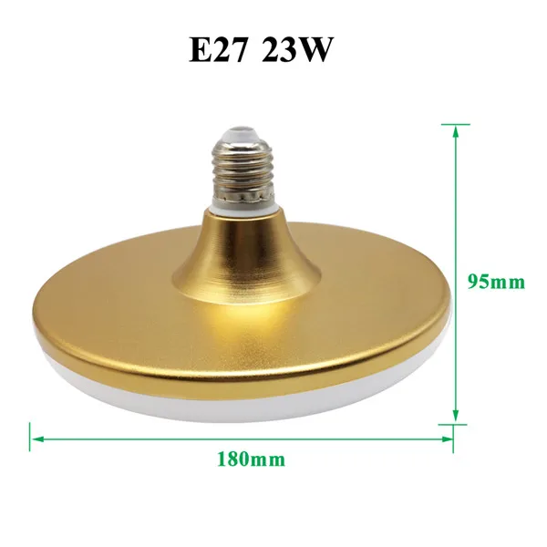 НЛО светодио дный лампочки E27 8 Вт 13 Вт 23 Вт 40 Вт высокое Мощность водонепроницаемый светодио дный лампы холодный белый AC 220 В Lampara ампулы лампада светодио дный лампы - Испускаемый цвет: E27 Cold White 23W