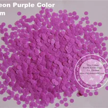 Неоновые фиолетовые цвета устойчив к растворителям circledot формованные Блестки для ногтей Гель-лак для ногтей другое художественное украшение