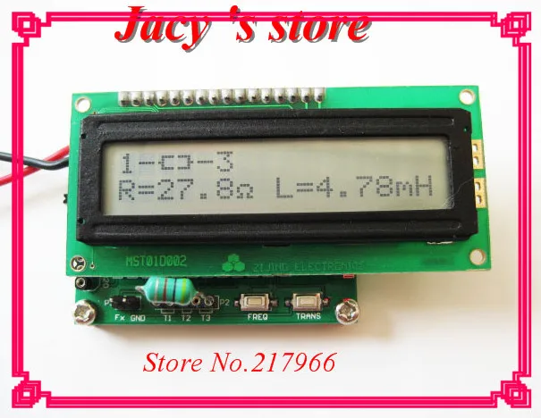 M328 сильная версия транзисторного тестера+ частотомер+ термометр+ ESR+ модуль индуктора