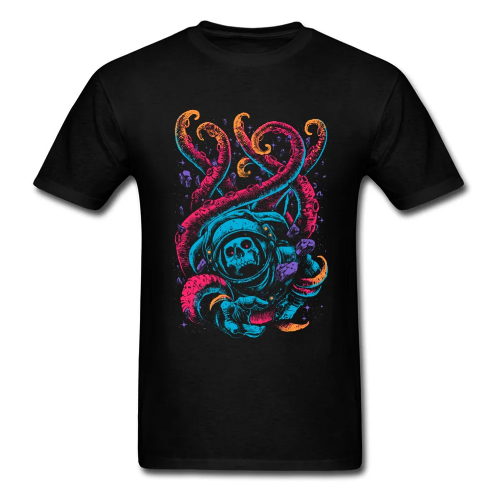 Lost Pure Cotton Top T-shirts for Men Short Sleeve Hip hop Tops & Tees Plain Father Day Round Collar Tee-Shirts Design Lost black