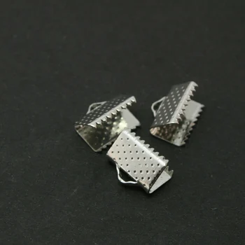 

500pcs/lot Rhodium Plated End Caps Crimp Beads 10mm for DIY AccessoriesDH-FKG003-69
