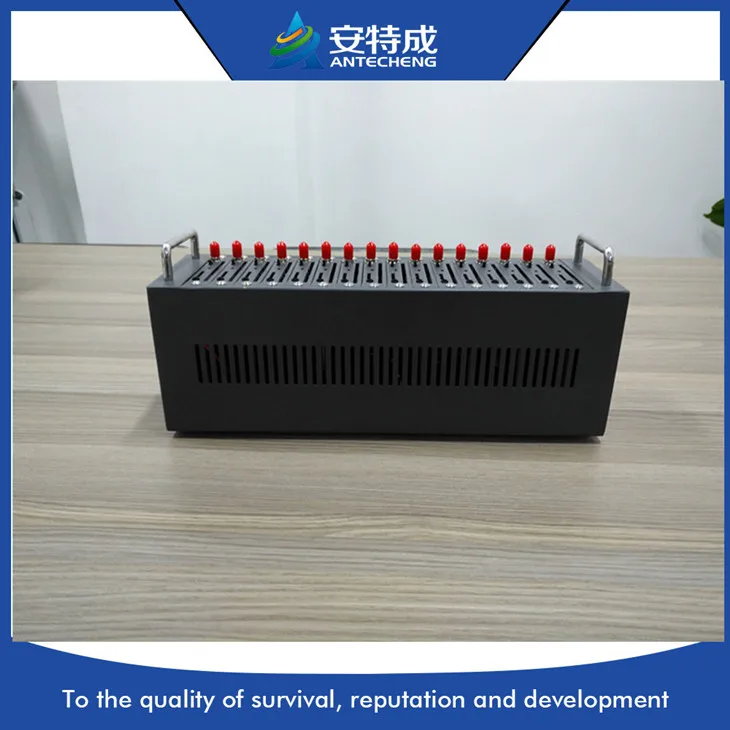 

Hot sale Q24PLUS quad band wavecom gsm 16 port modem pool for a lot sms advertising promotion