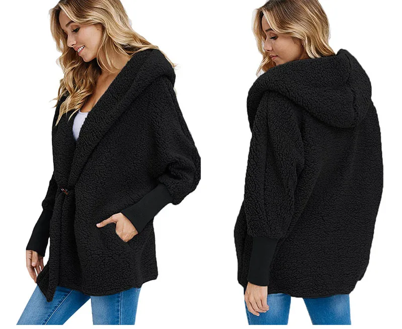 Black-Woolen-Fur-Horn-Button-Oversize-Jacket-LC85230-2-3