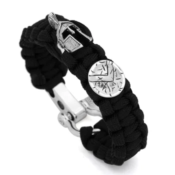 

Paracord Survival King Cobra Style Bracelet Shackle for Outdoor Size Fit for 7 to 8 Inch Wrists