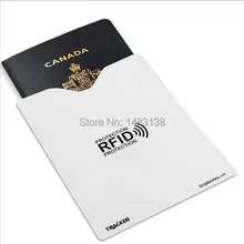 100 шт RFID Блокировка паспорта безопасная алюминиевая карточка защитные рукава Чехол держатель