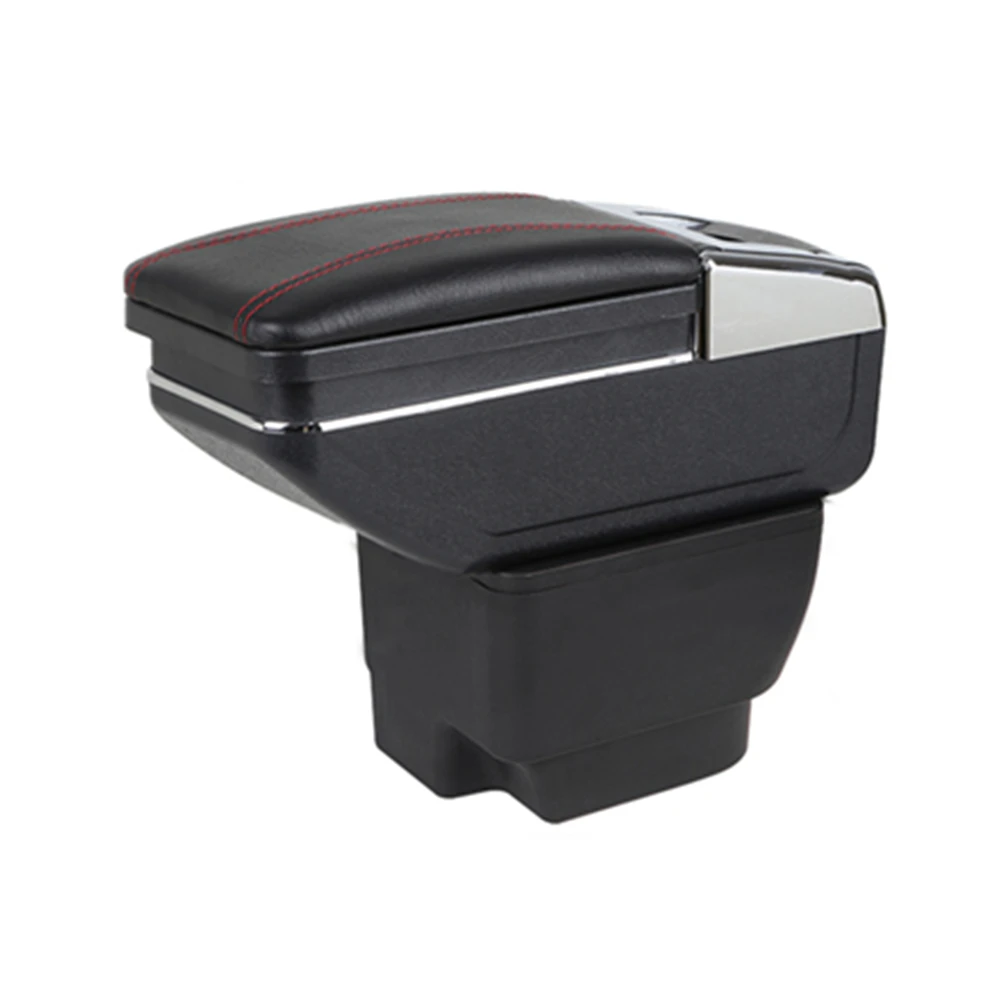 Armrest Box Car Center Storage Box With Cup Holder Ashtray Stowing