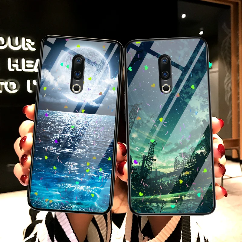 PDGB Прочный ТПУ чехол для Meizu Note 8 X8 M8 Lite V8 Pro Чехол 16 16X 16th Plus любовь окрашенный