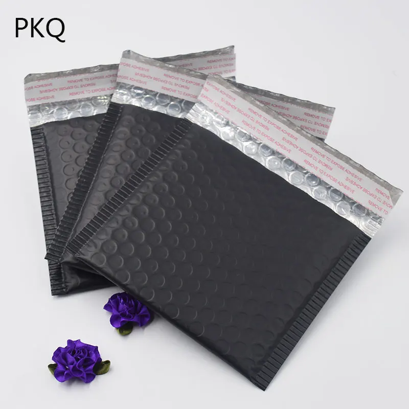 

50pcs Different Specifications Bubble Envelopes Courier Bags Matte Black Bubble Mailers Padded Envelopes Shockproof Padded Bags