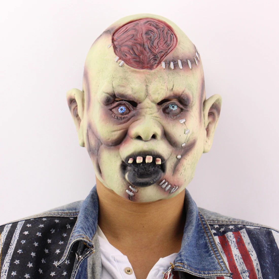 

Halloween Horror Zombie Mask Party Festive Supply Halloween Realistic Latex Masks Scary Head Cover Cosplay Party Carnival Mask