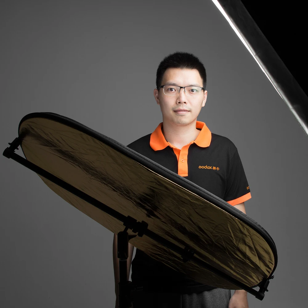 5 в 1 портативный складной овальный отражатель Godox 24*35 дюймов 60x90 см|photo reflector|reflector