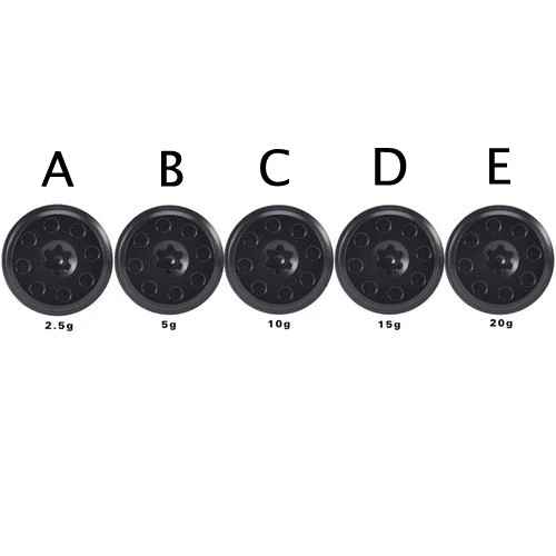 ل PXG مضرب الوزن ل المشغل الظلام الفولاذ المقاوم للصدأ التنغستن الصلب إكسسوارات الغولف 2.5g 5g 10g 15g 20g