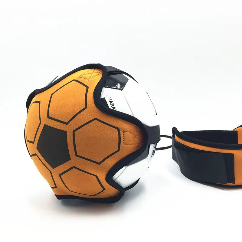 Портативный 1 шт. регулируемый взрослый детский вспомогательный ремень для велосипедного спорта дети тренировочное оборудование для футбола Kick Solo футбольный тренажер